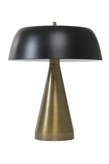 TABLE LAMP BRONZE MUSHROOM BLACK - TABLE LAMPS